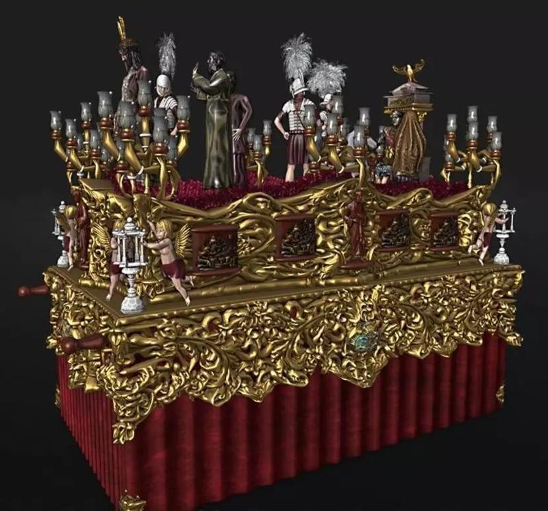 Paso Cofradia Sentencia Macarena