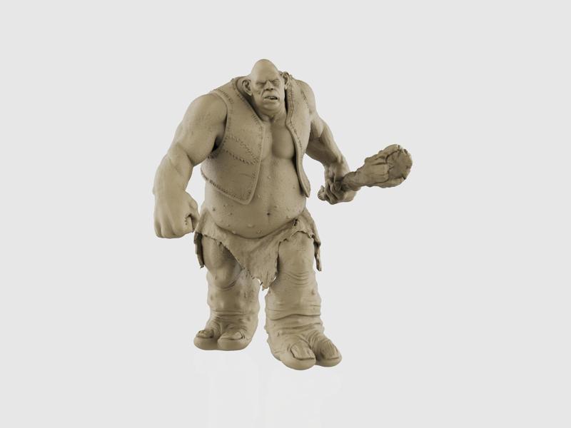 Mountain Troll Harry Potter Fan Art Fixed Solid 20 cm