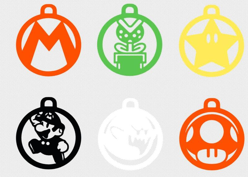 Mario bros Christmas Spheres 2d nintendo