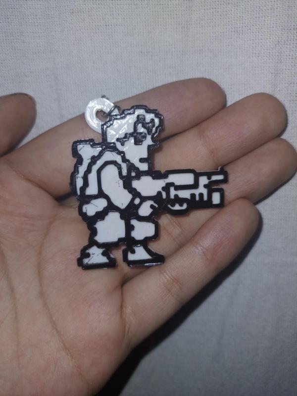 Metal slug Tarma keychain