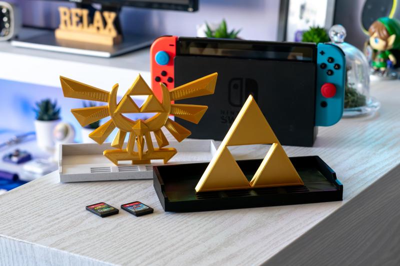 Zelda Themed Nintendo Switch Stand + Cartridge Storage