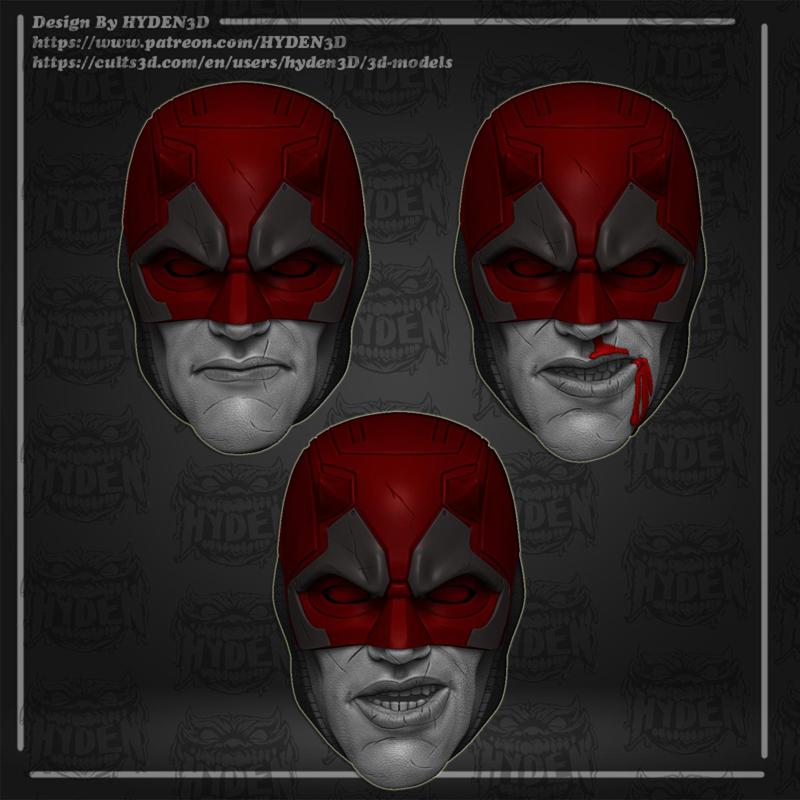 DareDevil Netflix head