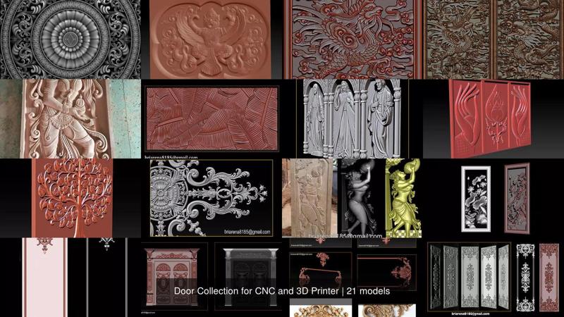 Door Collection for CNC and 3D Printer