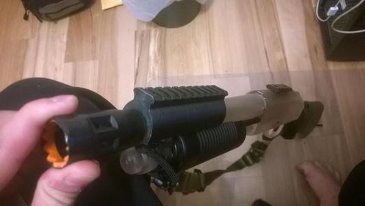 Airsoft Mossberg Shotgun Forward Rail