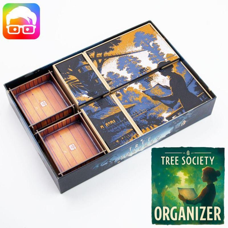 Tree Society board game organizer by @ammedia3d [tabletop board game inserts sku: TREESCT001]