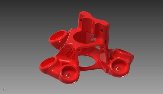 v2 Infill 3D Delta Bot Magnetic Effector