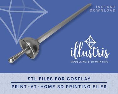 SWORDSMAN PEACH Sword STL Files [Princess Peach: Showtime!]