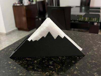 Snowy Peak Napkin Holder | 12, 17 & 20 cm