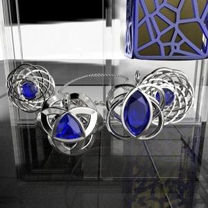 Oval Gem Enneper Pendant