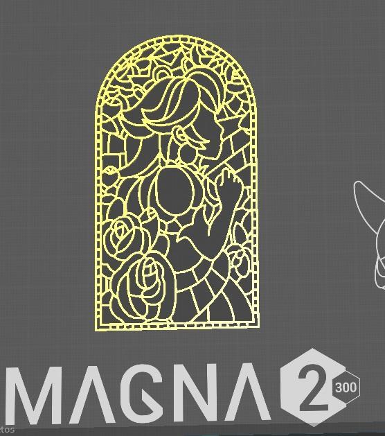 Princess peach crystal