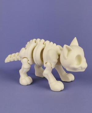 Flexi Skeleton Cat | Print-in-place | No Support
