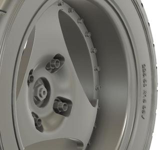 1/24 15x7.5 Advan Racing Oni wheels
