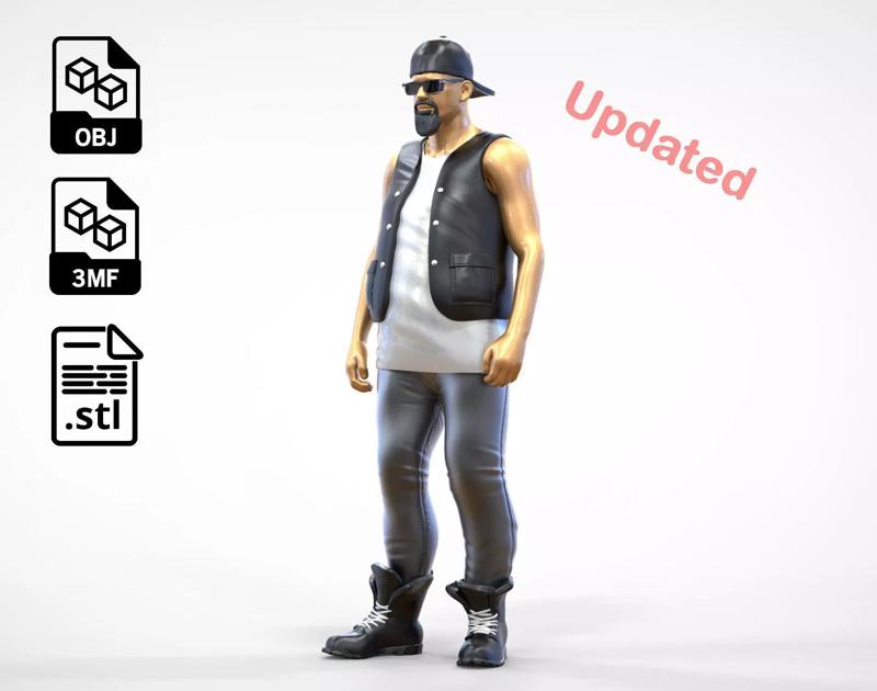 N3 Outlaw Biker Standing