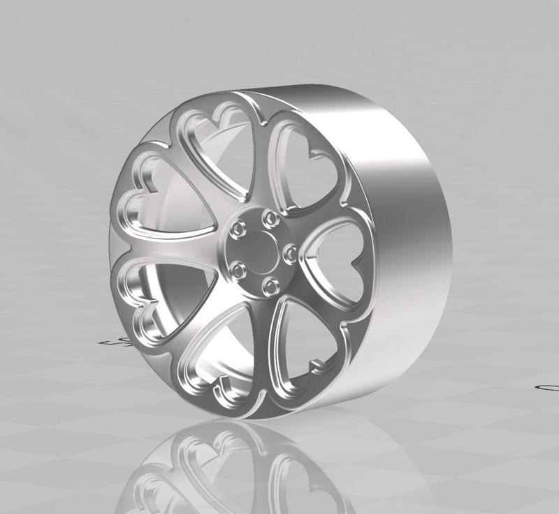 Heritage Heart Kokoro MonoC Wheels for scale model 1/18 1/4 etc.