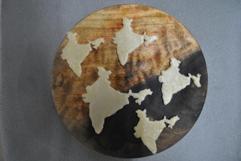 India Map Shaped Cookie or Mathri Cutter