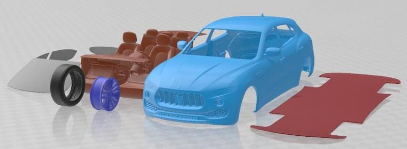 Maserati Levante 2017 Printable Car