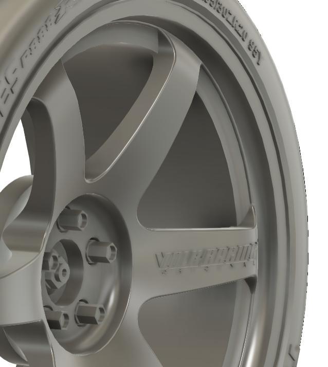 1/24 20x9.5 F3 Rays TE37 Saga S-plus wheels