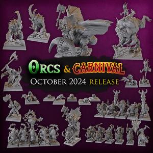 Titan Forge Miniatures - 2024 - October - Orcs and Carnival vol.2