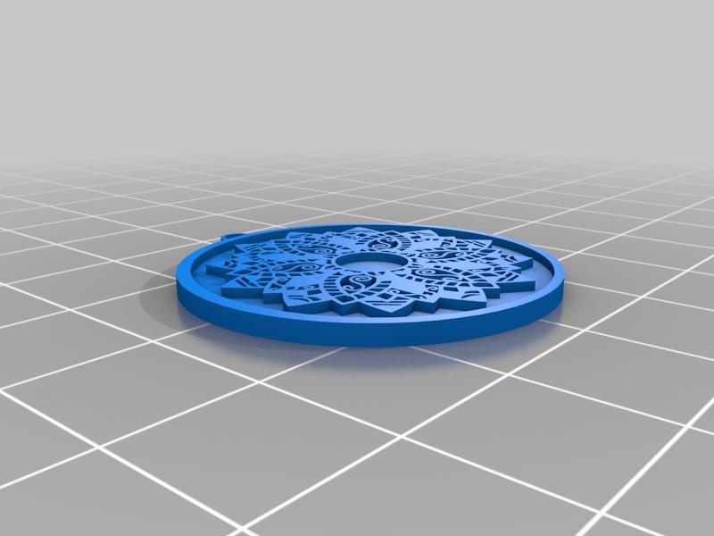 mandala keychain
