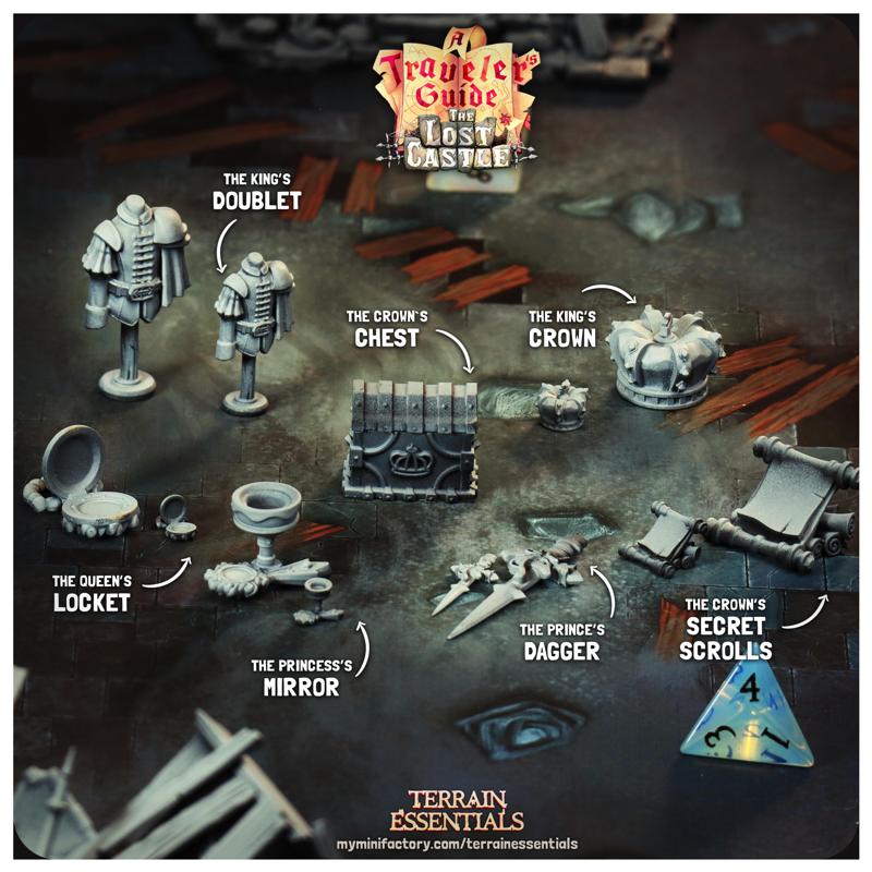 The Lost Castle Terrain - Hidden Heirlooms (Pre-Supported)