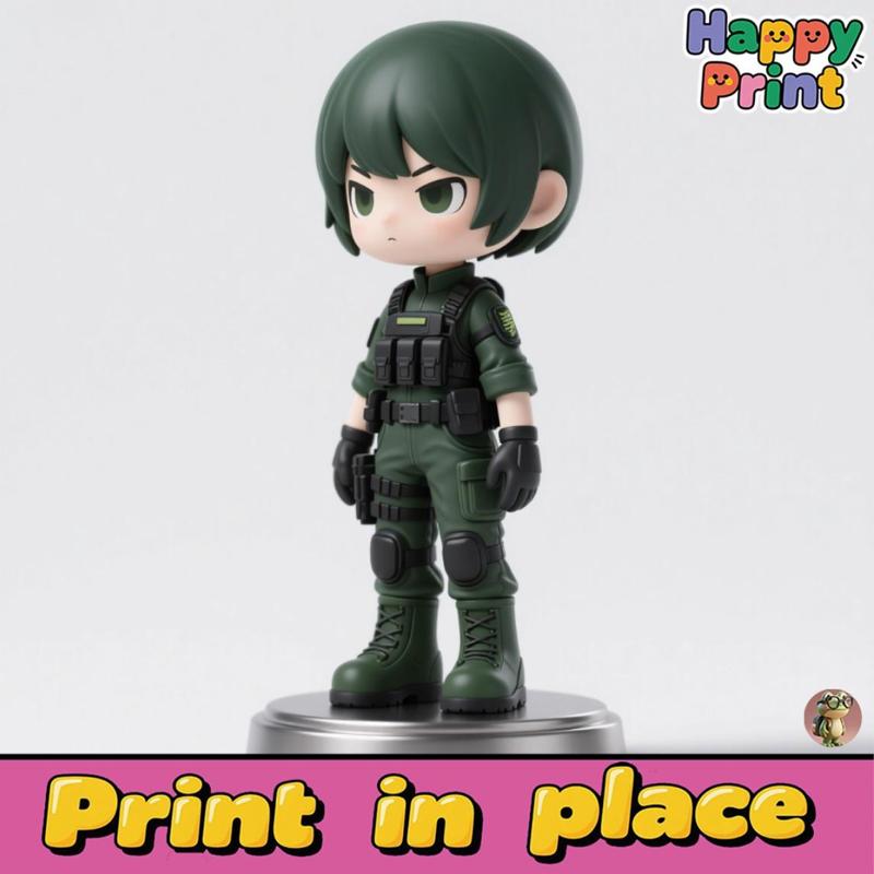 Anime female soldiers