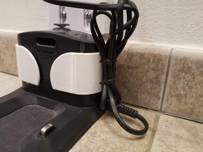 Roomba 8xx Charger Wall Holder / Roomba 8xx nástěnný držák nabíječky