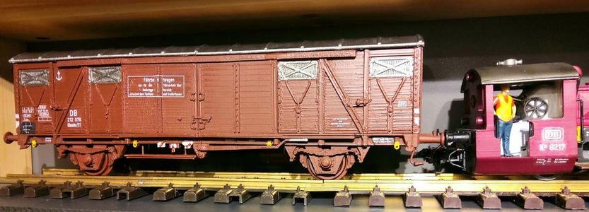Deutsche Bundesbahn Gbmhs52 Fährbootwagen - Ferry Van - GAUGE 1 - 1:32