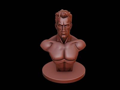 Human Torch Bust