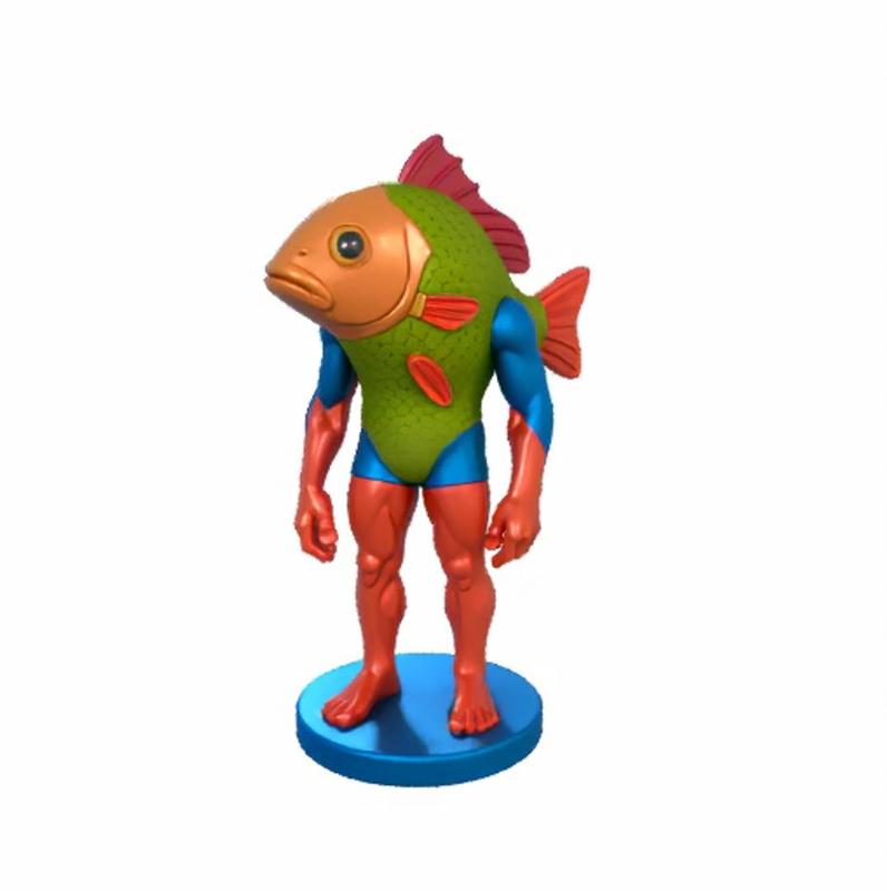Fish Warrior - Half Fish, All Muscle