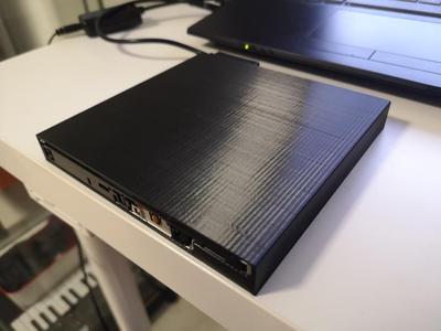 Simple Slimline SATA Optical Disk Drive Housing