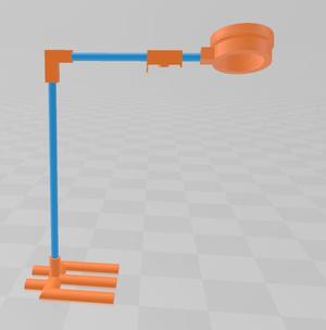 LED Lamp Holder - left side stand alone
