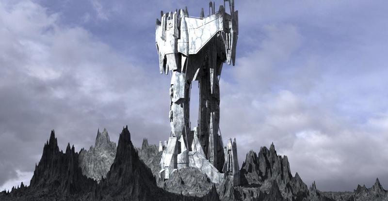 Sci Fi Driling Station