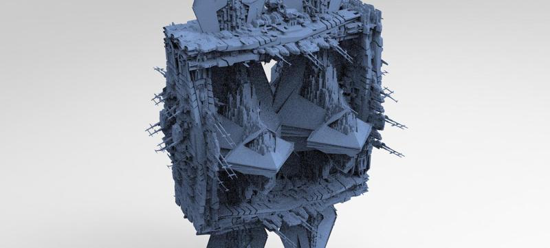 Hellraiser Cube Space station Huge 14