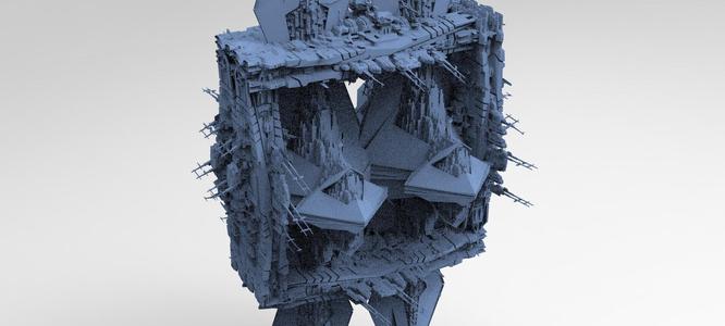 Hellraiser Cube Space station Huge 14
