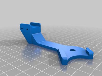 Artillery Sidewinder X1 V4 - Heated Bed Strain Relief - Widened and Straightened Neck