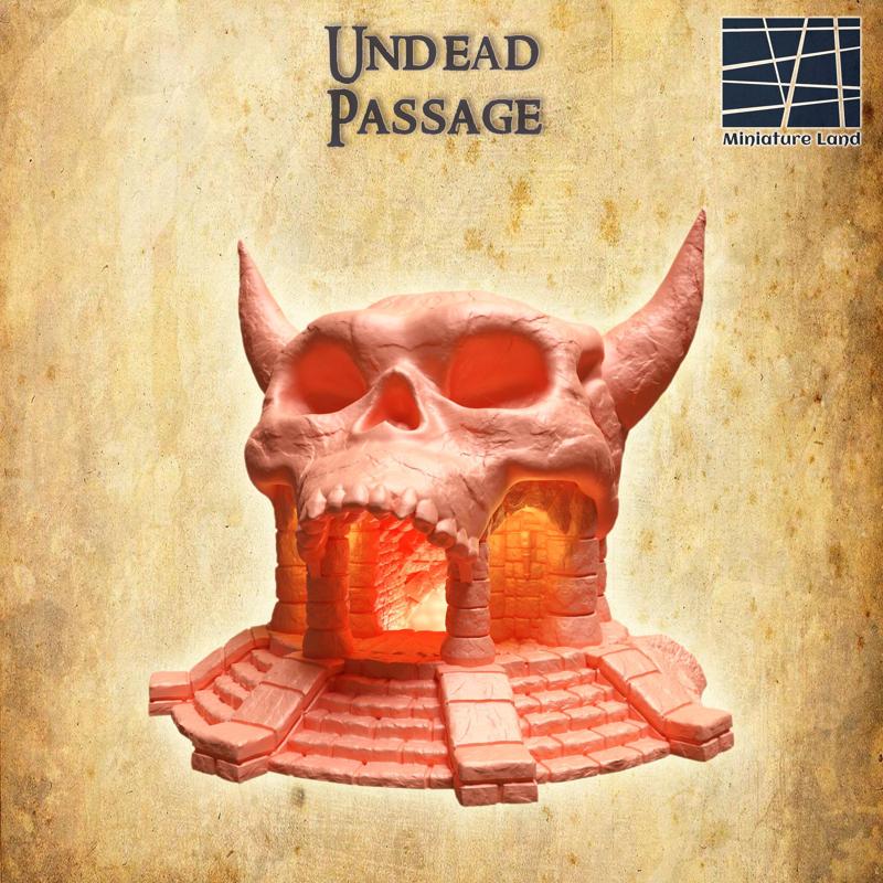 Undead Passage Entrence 28 MM Tabletop Terrain