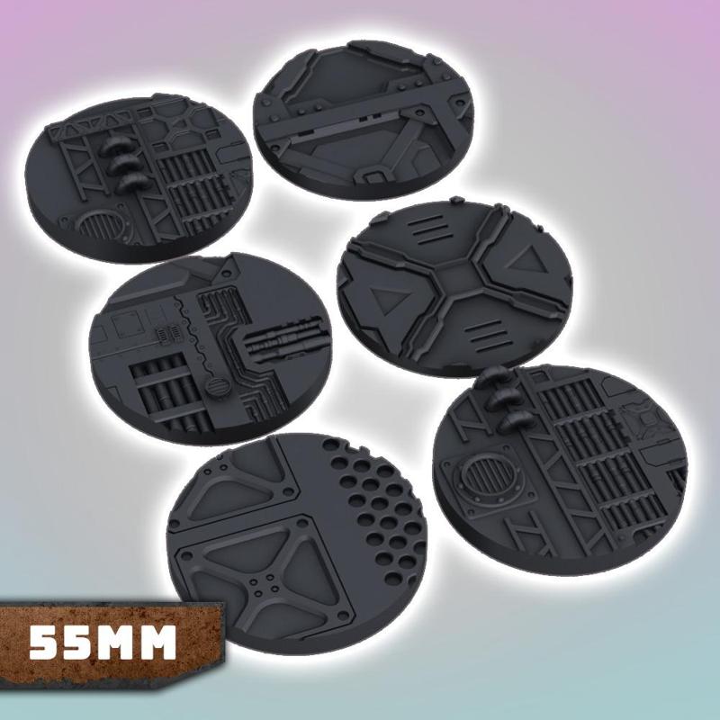 Factory Industrial Bases 55mm