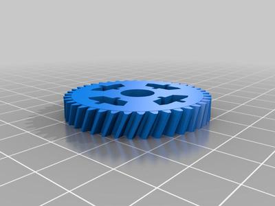 OpenRC F1 differential helicoidal gear