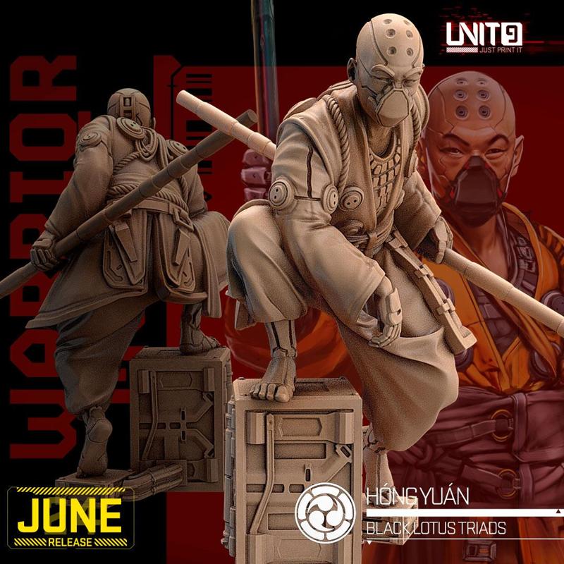 Cyberpunk - Hong Yuan - Black Lotus Triad Warrior Monks