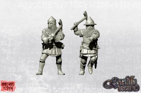 "Lithuanian Men-at-arms with axe - 14th century"