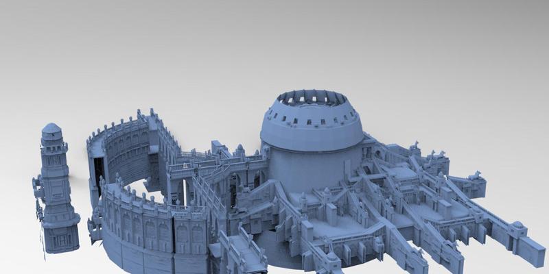 Ancient Egyptian Gods Halls Arena City 2