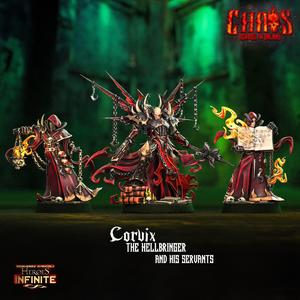 Corvix, the Hellbringer, and his servants