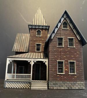 HO SCALE BRICK VICTORIAN STYLE HOUSE "THE NELSON HOUSE"