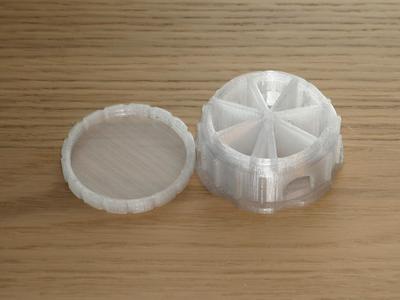 7-Day Round Mini Pill Box