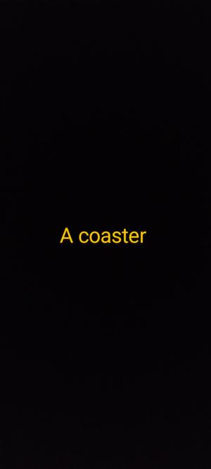 A coaster