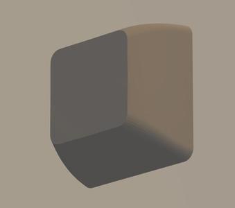 3D Printable Flat SA profile keycap