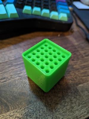 Hex screwdriver holder for gridfinity