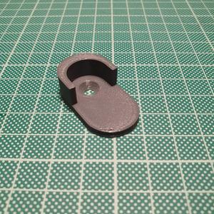 Bracket for 15x30mm Oval profile Clothes Hanging Rail