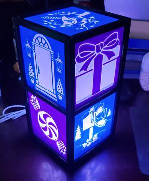 Seasonal Lantern with Interchangeable Panels