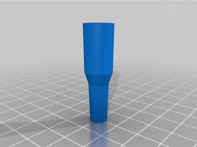 Trumpet mouthpiece to French horn adapter